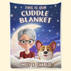 Custom Blanket - Personalized Birthday Gifts For Dog Cat Lovers, Dog Dad And Mom, Cat Owners - Peace Smells Like Home