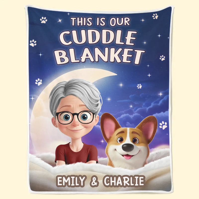 Custom Blanket - Personalized Birthday Gifts For Dog Cat Lovers, Dog Dad And Mom, Cat Owners - Peace Smells Like Home