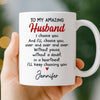 Custom Mug - Personalized Anniversary Wedding Gifts For Husband And Wife, Him And Her - Two Lives One Rhythm