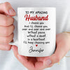 Custom Mug - Personalized Anniversary Wedding Gifts For Husband And Wife, Him And Her - Two Lives One Rhythm