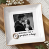Custom Photo Jewelry Dish - Personalized Anniversary Wedding Gifts For Husband And Wife, Him And Her  - Built On Small Moments