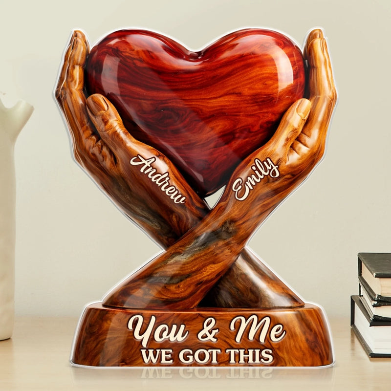 Custom Acrylic Plaque - Personalized Anniversary Wedding Gifts For Husband And Wife, Him And Her - You Me Always