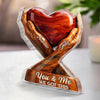 Custom Acrylic Plaque - Personalized Anniversary Wedding Gifts For Husband And Wife, Him And Her - You Me Always