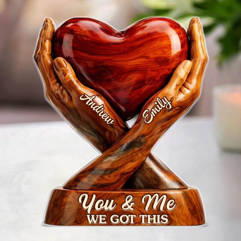 Custom Acrylic Plaque - Personalized Anniversary Wedding Gifts For Husband And Wife, Him And Her - You Me Always