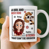 Custom 3D Inflated Effect Printed Mug - Personalized Birthday Gifts For Dog Lovers, Dog Dad And Mom - Officially Owned By Dogs