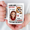 Custom 3D Inflated Effect Printed Mug - Personalized Birthday Gifts For Dog Lovers, Dog Dad And Mom - Officially Owned By Dogs