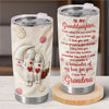 Custom Tumbler - Personalized Birthday Gifts For Grandma, Granddaughter - Love In Our Hearts