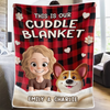 Custom Blanket - Personalized Birthday Gifts For Dog Cat Lovers, Dog Dad And Mom, Cat Owners - One More Nap With My Pets