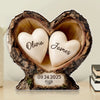 Custom Acrylic Plaque - Personalized Anniversary Wedding Gifts For Husband And Wife, Him And Her - Built On Trust And Love