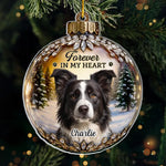 Custom Pet Photo Memorial Christmas Gifts for Dog Lovers - Personalized Ornament