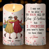 Forever And Always, My Bestie - Bestie Personalized Custom LED Candle - Christmas Gift For Best Friends, BFF, Sisters