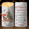 Feeling The Spirit Of Our Loved Ones Around Us - Memorial Personalized Custom LED Candle - Sympathy Gift, Christmas Gift For Family Members