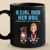 Pawsitively In Love - Dog Personalized Custom Black Mug - Gift For Pet Owners, Pet Lovers