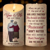 Your Love Is My Greatest Treasure - Couple Personalized Custom LED Candle - Christmas Gift For Husband Wife, Anniversary