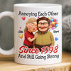 Custom Mug - Personalized Anniversary Wedding Gifts For Husband And Wife, Him And Her - Love Feels Gentle With You
