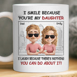 Custom Father Daughter Funny Gifts - Personalized Mugs