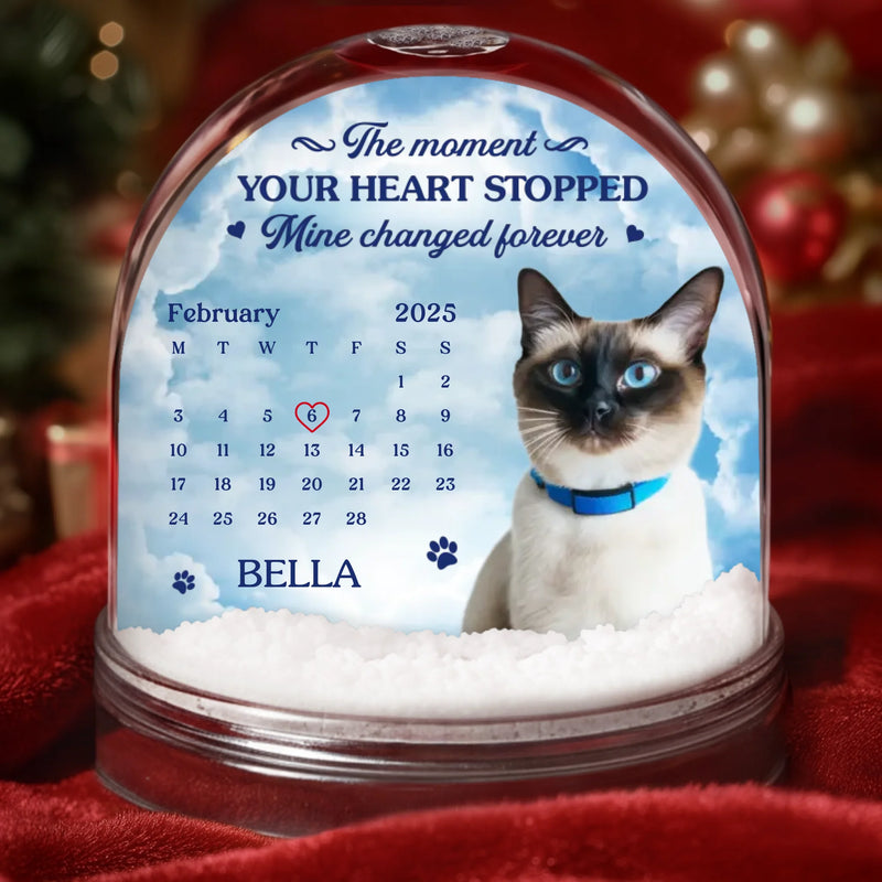 Custom Pet Photo Memorial Gifts - Personalized Acrylic Snow Globe