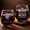 You Are Always My Lovely Soulmate - Bestie Personalized Custom Wine Glass - Gift For Best Friends, BFF, Sisters