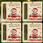 Custom Name Christmas Cash Gift for Kids - Personalized Ornament