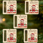 Custom Name Christmas Cash Gift for Kids - Personalized Ornament