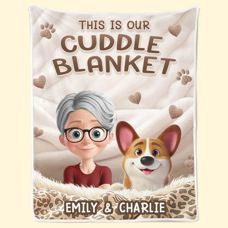 Custom Blanket - Personalized Birthday Gifts For Dog Cat Lovers, Dog Dad And Mom, Cat Owners - Love Without Words
