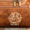Custom Engraved Leather Toiletry Bag - Personalized  Christmas Birthday Hunting Gifts For Hunters - Hunt,  Explore, Repeat