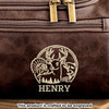 Custom Engraved Leather Toiletry Bag - Personalized  Christmas Birthday Hunting Gifts For Hunters - Hunt,  Explore, Repeat