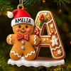 Custom Wood Ornament - Personalized Christmas Birthday Gifts For Mom, Dad, Brother, Sister, Kids - Home Feels Full Of Laughter