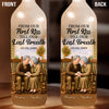 Custom Bottle Lamp - Personalized Anniversary Wedding Gifts For Husband And Wife, Him And Her - First Kiss, Endless True Love