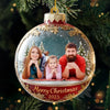 Custom Photo Acrylic Ornament - Personalized Christmas Birthday Gifts For Mom, Dad, Brother, Sister, Kids - Forever Our Favorite Season