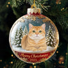 Custom Photo Acrylic Ornament - Personalized  Christmas Birthday Gifts For Dog Cat Lovers, Dog Dad And Mom, Cat Owners - Meowy Christmas, Hooman