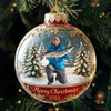 Custom Photo Acrylic Ornament - Personalized  Christmas Birthday Fishing Gifts For Fisherman - Santa’s Favorite Fisherman
