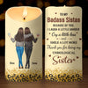 Cheers To Holiday Memories With My Besties - Bestie Personalized Custom LED Candle - Christmas Gift For Best Friends, BFF, Sisters