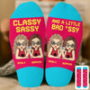Custom Crew Socks - Personalized Best Friend Birthday Gifts For Women, Besties, Sisters, BFF - Too Cool For The Rules