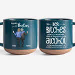 Custom Name Sister Gifts for Women - Personalized Pottery Mug
