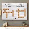The Love From A Mom And Grandma Is The Greatest Gift We Could Ever Receive - Family Personalized Custom Horizontal Poster - Christmas Gift For Mom, Grandma