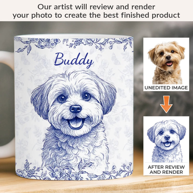 Custom Photo Mug - Personalized Christmas Birthday Gifts For Dog Cat Lovers, Dog Dad And Mom, Cat Owners - Pawsitive Chaos Only