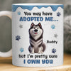 Custom Mug - Personalized Birthday Gifts For Dog Lovers, Dog Dad And Mom - My Therapist Has A Fur Coat