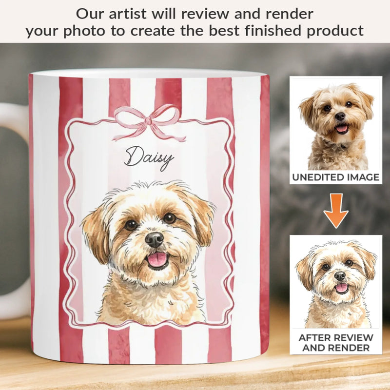 Custom Photo Mug - Personalized Christmas Birthday Gifts For Dog Cat Lovers, Dog Dad And Mom, Cat Owners - Sweetest Companion