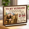 Custom 2-Layered Wooden Plaque - Personalized Anniversary Wedding Gifts For Husband And Wife, Him And Her - Our Love Stays Steady