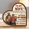 Custom 2-Layered Wooden Plaque - Personalized Anniversary Wedding Gifts For Husband And Wife, Him And Her - You Are My Calm