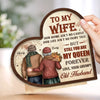 Custom 2-Layered Wooden Plaque - Personalized Anniversary Wedding Gifts For Husband And Wife, Him And Her - You Are My Calm