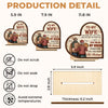 Custom 2-Layered Wooden Plaque - Personalized Anniversary Wedding Gifts For Husband And Wife, Him And Her - You Are My Calm