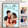 Custom Photo Vertical Poster - Personalized Anniversary Wedding Gifts For Husband And Wife, Him And Her - Together Feels Like Magic