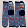 Custom Crew Socks - Personalized Anniversary Wedding Gifts For Husband And Wife, Him And Her - Love Lives In Our Moments