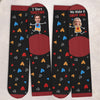 Custom Photo Crew Socks - Personalized Anniversary Wedding Gifts For Husband And Wife, Him And Her - You Make Life Kinder