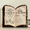 Custom Acrylic Plaque - Personalized Anniversary Wedding Gifts For Husband And Wife, Him And Her - Our Bond Feels Effortless