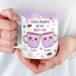 Custom Name Best-Tea Gifts for Best Friends - Personalized Mugs