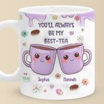 Custom Name Best-Tea Gifts for Best Friends - Personalized Mugs