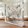 Custom Square Shaped Acrylic Plaque - Personalized Anniversary Wedding Gifts For Husband And Wife, Him And Her - Forever Feels Like Us